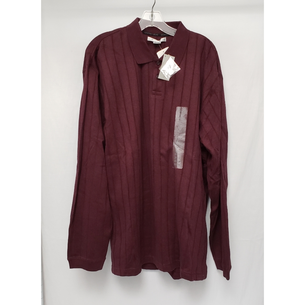 NWT Geoffrey Beene Men's Pullover Collared Sweater